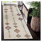 Teppich Läufer Flur Retro B?hmische Teppiche L?Ufer Flur Korridor Kurzflor Brücke Teppich Waschbare rutschfest Küche Wohnzimmer Teppich,Teppich Anpassbar (Farbe : Stely 1, Size : 80x300cm)