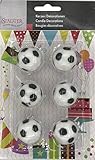 6 Kerzen * FUSSBÄLLE * für Geburtstag und Motto-Party // Kuchen Torte Deko Candle Kinder Kindergeburtstag Motto Party Fussball Fußball S