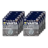 Varta Power on Demand CR2032 Lithium Knopfzellen 3V, 10er Pack - smart, flexibel, leistungsstark für den mobilen Endkonsumenten - z.B. für Smart Home Geräte, Autoschlüssel und weitere Anwendung