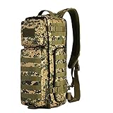 ANMJJ wasserdichte Nylon-Schultertasche Military Army Single-Shoulder-Tasche mit großer Kapazität Wandern Reisesporthandtasche,S3