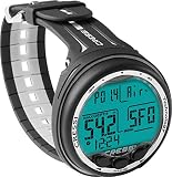 Cressi Erwachsene Giotto Diving Computer Premium Tauchcomputer, Schwarz/Grau, One S