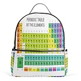 Bingyingne Chemie Periodensystem Polyester Rucksack Schule Reisetasche Verstellbare Schultasche Studenten Für Buch, Kleidung