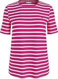 Tommy Hilfiger Damen WW0WW31263 T-Shirt, Classic Breton STP/Hot Magenta, M