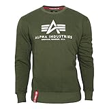 Alpha Herren 178302 257 Sweatshirt, Dunkelgrün, M