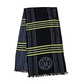 Borussia Dortmund Unisex Bvb-schal Exklusiv Schal, schwarz/Grau, Einheitsgröße EU