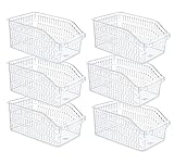 Emanhu Kühlschrank Organizer Lebensmittelkorb Transparent Lagerung Aufbewahrung (6)