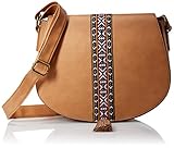 T-Shirt & Jeans Satteltasche Ribbon Crossbody Bag, Braun (braun), Einheitsgröß