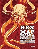 Hex Map Mania: Blanko Hexagonal Papier für RPG Karten Gestaltung; Zirka Din A4; 120 Seiten; Softcover „Das rote Böse“