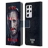 Head Case Designs Offizielle Zugelassen Fear The Walking Dead Dwight Staffel 6 Darsteller Leder Brieftaschen Handyhülle Hülle Huelle kompatibel mit Samsung Galaxy S21 Ultra 5G