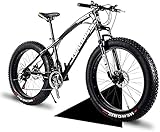 XUERUIGANG 20'/ 24' / 26'Mountainbikes, Erwachsener Fetter Reifen Bergweg Fahrrad, 7 Geschwindigkeitsfahrrad, hochkarätiger Stahlrahmen Dual Full Suspension Dual Scheibenbremse, Sport, und Experte E