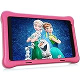 Hyjoy Kids Tablet, 8 Zoll Full-HD-Display (1080p) Android 10 Kinder Tablet, 2GB+32GB, Quad Core, Kidoz vorinstalliert, WiFi, Bluetooth, Doppelkamera Tablet PC (Pink)