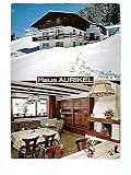 Lech-Oberstubenbach, Haus Aurikel, Winter, Schnee, 2 Ansichten, Mehrbild-AK, gelaufen1982