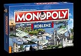 Winning Moves 46011 Monopoly-Koblenz: Der berühmte Brettspielklassiker trifft das Tor zum Oberen Mittelrheintal, Gesellschaftssp