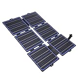 jadenzhou Klappbares Solarpanel-Ladegerät, 30W ETFE Solarpanel-Ladegerät Breite Anwendung Kompakte Größe für Mob