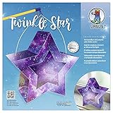 Ursus 18770007 Twinkle Star Galaxie, Bastel-Set für einen Stern, der als Laterne oder Deko-Licht genutzt Werden kann, ideal für Sankt Martin, Lampion-Umzug oder als herbstliche Dekoration, b