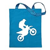 Kiwistar Motocross Motorrad Bike Tragetasche Baumwolltasche Stoffbeutel Umhängetasche Langer Henk