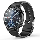 Aney Well Smartwatch Herren, Sportuhren Armbanduhr IP68 Wasserdicht mit Stoppuhr Schrittzähler Pulsuhren Schlafmonitor für Android iOS