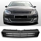 Kühlergrill Sportgrill Gitter Front Grill ohne Emblem Schwarz (Fahrzeugspezifisch)
