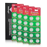 LR1130 Batterien Knopfzellen AG10 1131 189 1.5V Alkaline Batterie 40 Stück LR54 knopfzelle【3 Jahre LagerGarantie】