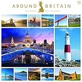 Around Britain Square Wall Calendar 2022