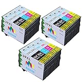 GUCOCO Hohe Kapazität 15 Multipack Packung Epson 29XL Kompatible Tintenpatrone für Epson Expression Home XP-235 XP-245 XP-247 XP-332 XP-342 XP-345 XP-432 XP-435 XP-442 XP-445 Druck