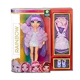 Rainbow High Fashion Doll – Violet Willow - Lila Puppe mit Luxus-Outfits, Accessoires und Puppenständer - Rainbow High Series 1 - Perfektes Geschenk für Mädchen ab 6 J