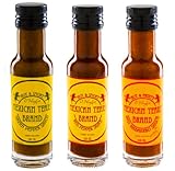 Mexican Tears® - 3er Pack, scharfe Sauce aus Habaneros und Chipotle [3x100ml Chilisauce]