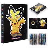 Sammelalbum Album Kompatibel Mit Pokemon Karten, Halter Heft für GX VMAX Karten, Trainer Alben Sammelkartenalben, Karten Ordner Buch, 30 Seiten 240 Karten Kap