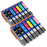 ESMOnline 14 kompatible XL Druckerpatronen (6 Farben) als Ersatz für Epson 024 (T0242 und T0243) zu Epson Expression Photo XP 970 960 950 860 850 760 750 55