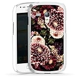 DeinDesign Hard Case kompatibel mit Samsung Galaxy S3 Mini Schutzhülle weiß Smartphone Backcover Blume Blüte Vintag