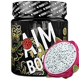 AIM BOOST | 40 Portionen | 23 Wirkstoffe | 247mg Koffein + Tyrosin +Theanin + Vitamine (Golden Dragon Fruit)