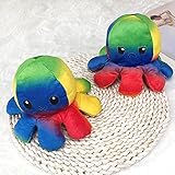HDWL Oktupus Stimmungs Kuscheltier Groß,Octopus PlüSchtier XXL 40 cm,Mood Octopus(40 * 20cm)(Bunt,40 * 20CM)