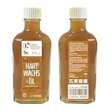 LINEA NATURA® Hartwachsöl | Möbelöl | Treppenöl | Hartwachs Holzöl farblos (125ml)