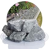 graue Diabas Gabionensteine 25 kg von Schicker Mineral, Bruchsteine für Gabionen (graue Diabas Gabionensteine, 32-60 mm)