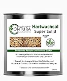 Hartwachsöl SUPER SOLID Hartöl Holzschutz Parkettöl Fußbodenöl MöbelölHolzöl Wachsemulsion (250ml)