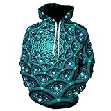 XDJSD Herren Pullover Herren Hoodie Große Größe Sweatshirt Paar Pullover Mode Print Pullover Langarm T-Shirt Basis S