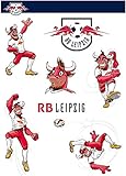 RB Leipzig Bulli Sticker Set, Mehrfarben Unisex One Size Aufkleber, RasenBallsport Leipzig Sponsored by Red Bull Original Bekleidung & M