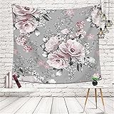 YYRAIN Nordic Druck Landschaft Wandteppich Einfaches Zuhause Wohnzimmer Schlafzimmer Wandbehang Zimmer Wanddekoration Wandbehang Multifunktionale Tischdecke Tagesdecke 39x28 Inch[W100xH70cm]