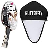 Butterfly Timo Boll Black Tischtennisschläger + Cell Case Tischtennishülle | Tischtennisschlägerset | Tischtennis Profi S