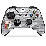 DeinDesign Skin kompatibel mit Microsoft Xbox One Controller Folie Sticker FC Augsburg Holzoptik Wapp