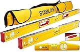 Stabila 96M Magnet-Wasserwaage-Set – 121,9 cm/61 cm Torp