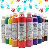 Fingermalfarbe 10er Set je 750ml Farbe Fingermalfarbe vom Hersteller € 5,99/L