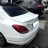 MCPPP Abs Heckspoilerlippe Für Fiesta 2009 2010 2011 2012 2013 2014 2015, Dachspoiler Trunk Heck Spoiler Wing Kofferraumdeckel Spoilerflügel, Autozubehör Autospoiler Schwanz Dek