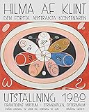 WallBuddy Hilma Af Klint Poster Museumsausstellung, schwedisches Poster, 30 x 40