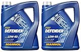 MANNOL Defender 10W40 A3/B4 Teilsynthetisches Motorenöl, 10 L