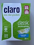 Claro ÖKO Classic Power Cleaner Tabs, phosphatfrei, in wasserlöslicher Folie - 75 S