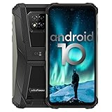 Ulefone Armor 8, 5580 mAh Akku, 4 GB + 64 GB, Android 10 Rugged Handy mit Octa-Core, 6,1 Zoll IP68/69K Bildschirm, NFC, OTG, GPS, Bluetooth 4.2 Wasserdichtes Outdoor Telefon schwarz …