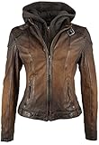 Gipsy Damen Cascha LAMOV Jacke, Braun (Antic Brown 000), M