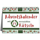 Sophies Kartenwelt Rätsel Adventskalender Erwachsene mit 24 kniffligen Rätseln - 2021 für Singles, Paare und Familien - Perfekt zum Verschenk