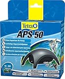 Tetra APS 50 Aquarium Luftpumpe - leise Membranpumpe für Aquarien von 10-60 L, schw